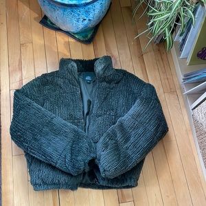 Wild Fable fuzzy puffer jacket